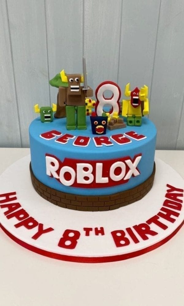 Roblox Birthday Cake No K061 Creative Cakes - roblox number cake design