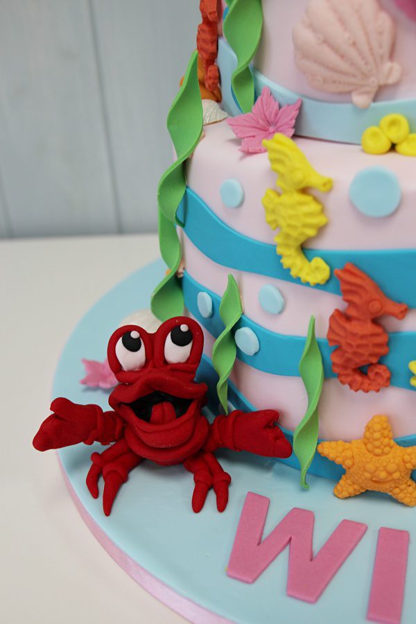 Ariel The Little Mermaid Birthday Cake No.K013 - Creative Cakes