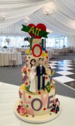 All You Need is Love Wedding Cake No.W220p