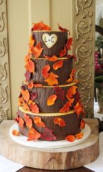 Autumn Log Wedding Cake No.W205p