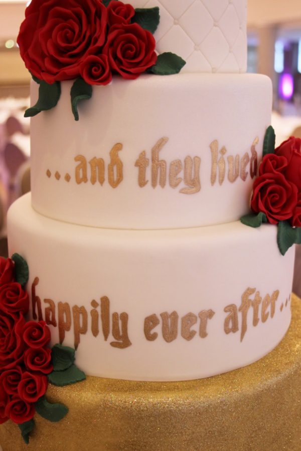 Beauty and the Beast Enchanted Rose Wedding Cake No.W320 - Image 5