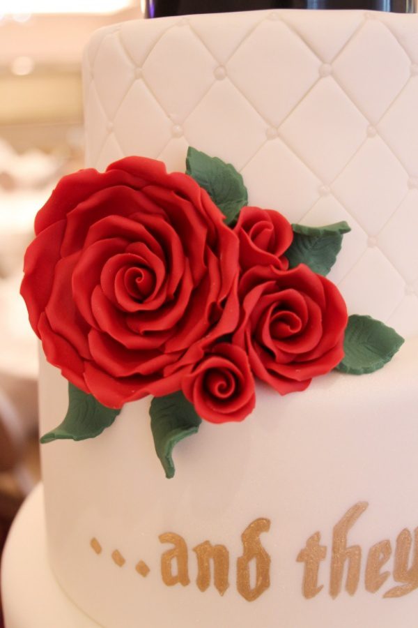 Beauty and the Beast Enchanted Rose Wedding Cake No.W320 - Image 4