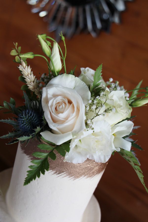 Blue Ombre Buttercream Wedding Cake No.W346 - Image 3