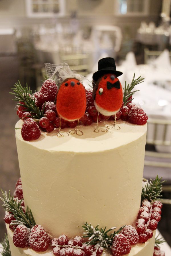 Winter Berries Buttercream Wedding Cake No.W036 - Image 2
