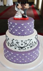 Disney Wedding Cake No.W040p