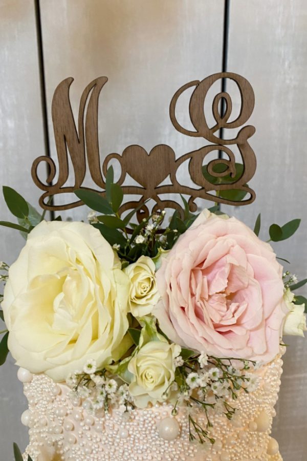 Soft Pink and Pearls Buttercream Cake No.W242 - Image 5