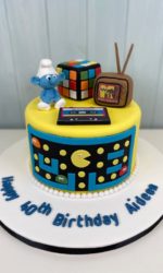 80s Themed Birthday Cake No.N095mobilep