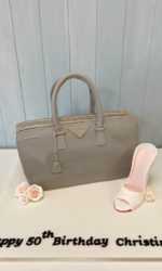 Beige Prada Handbag Birthday Cake No.N099p