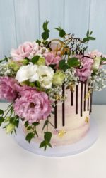 Blossom Flowers Buttercream Cake No.D022p