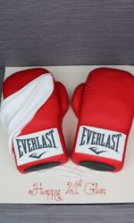 Boxing Gloves Birthday Cake No.N063p