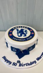 Chelsea Logo Birthday Cake No.N102p