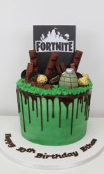 Fortnite Buttercream Birthday Cake No.D039p