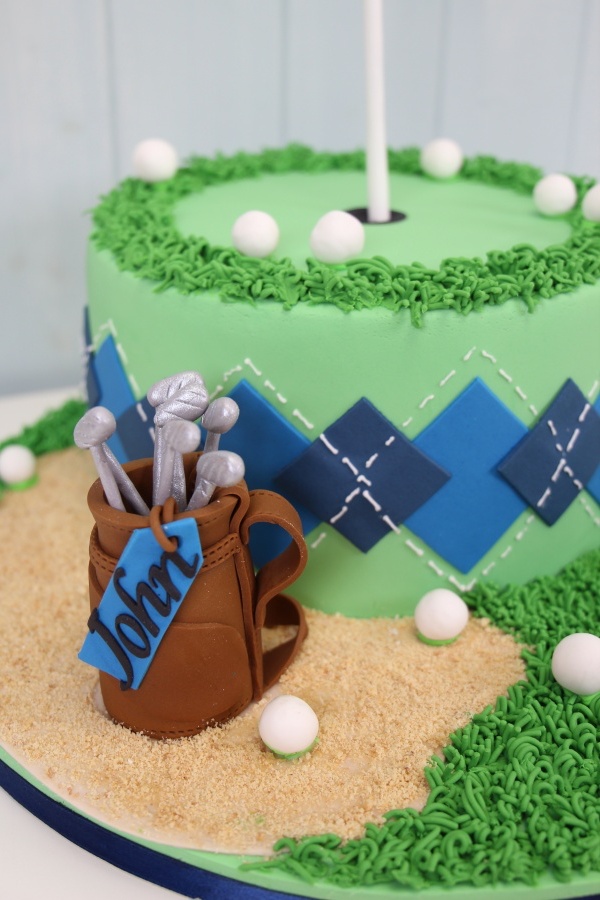 Golf Birthday Cake No.N091 - Image 5