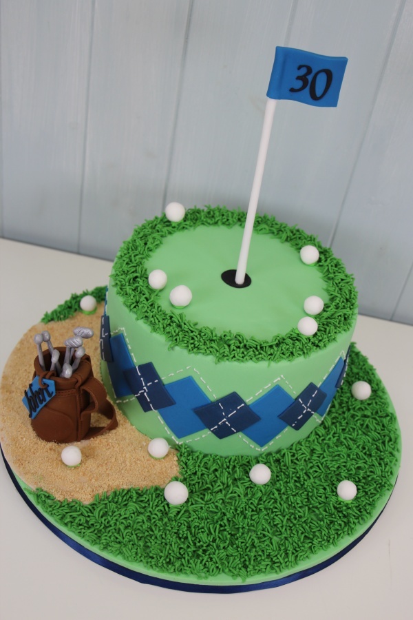 Golf Birthday Cake No.N091 - Image 4