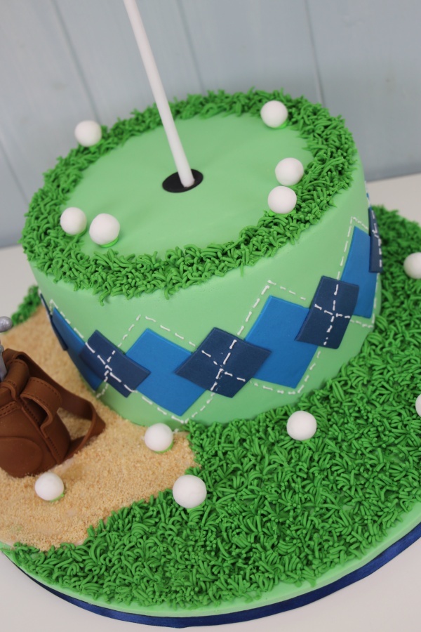 Golf Birthday Cake No.N091 - Image 3