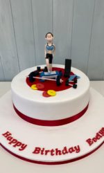 Gym Birthday Cake No.N024p