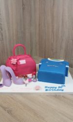 Handbag and Jersey Birthday Cakes No.N068p