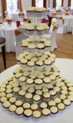 Ivory Wedding Cupcake Tower No.W330p