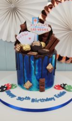 Las Vegas Buttercream Drip Cake No.D026p