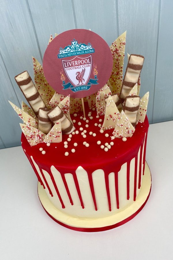 Liverpool Buttercream Drip Cake No.D019 - Image 2