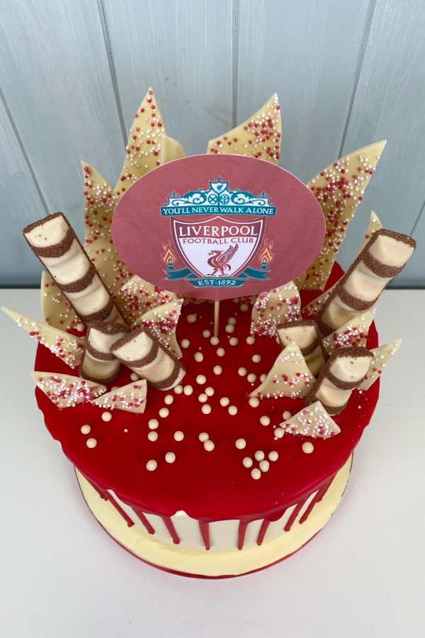 Liverpool Buttercream Drip Cake No.D019 - Image 5