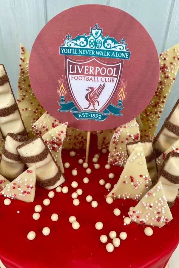 Liverpool Buttercream Drip Cake No.D019 - Image 3