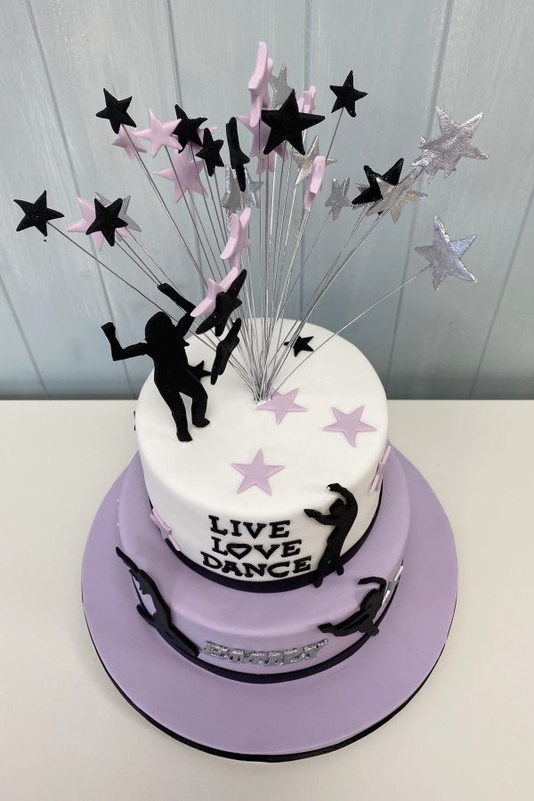 Love to Dance Birthday Cake No.N101 - Image 4