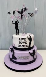 Love to Dance Birthday Cake No.N101p