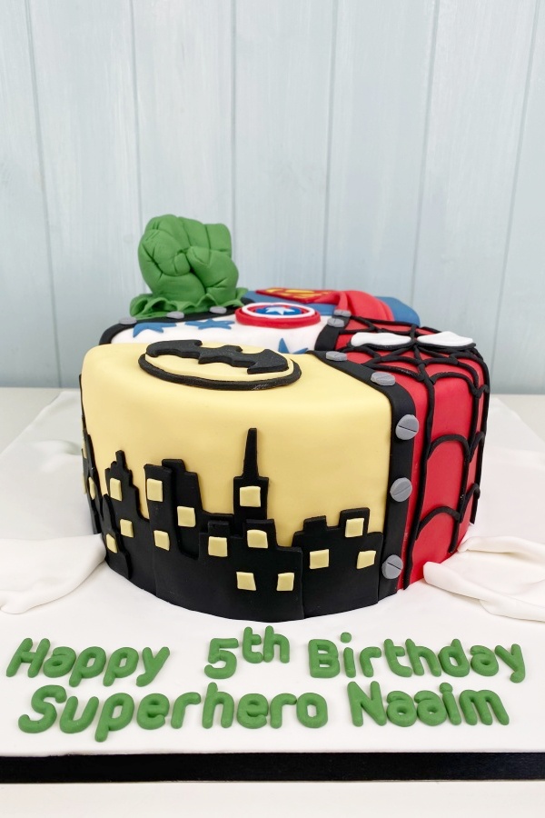 Marvel Superheroes Number Cake No.K066 - Image 3