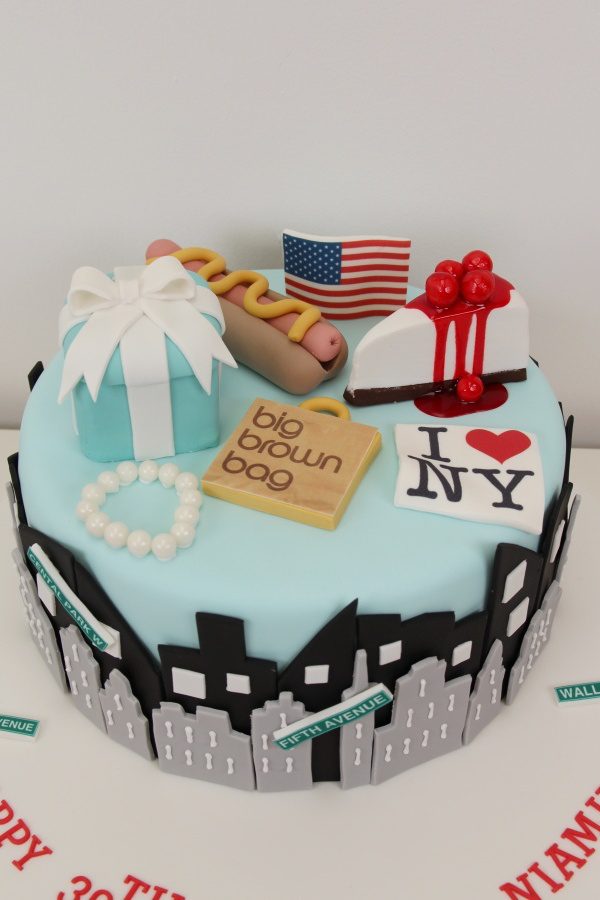 New York Style Birthday Cake No.N098 - Image 3