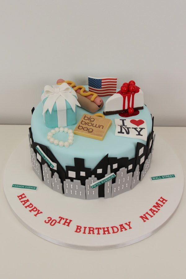New York Style Birthday Cake No.N098 - Image 2