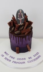 Purple Ombre Drip Cake No.D042p