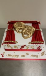 Theatre and Music Birthday Cake No.N072p