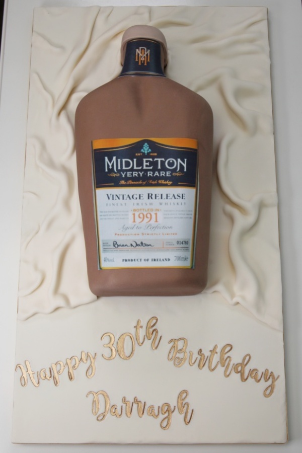 Whiskey Vintage Bottle Birthday Cake No.N105 - Image 2