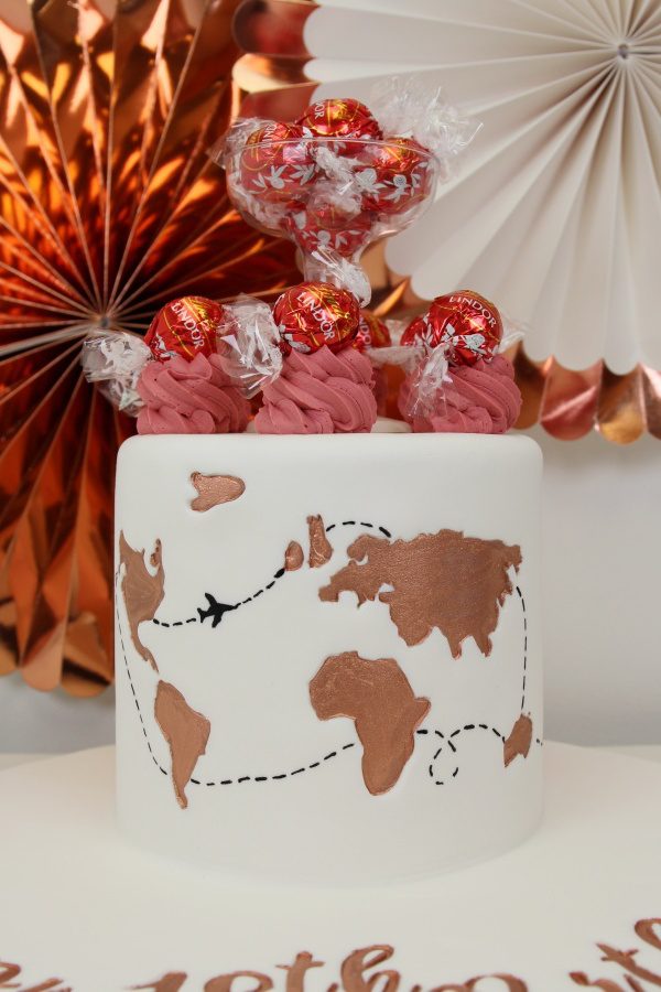 World Map Birthday Cake No.N109 - Image 4