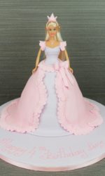 Barbie Doll Birthday Cake No.K054p