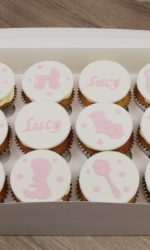 Christening Cupcakes in Pink No.CU010p