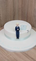 Communion Cake with Boy Cake Topper No.OCC009mp