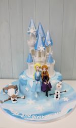 Frozen Castle Birthday Cake No.K014p
