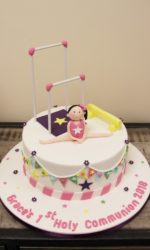 Gymnastic Communion Cake No.OCC011p