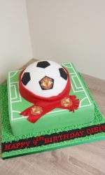 Manchester United Football Birthday Cake No.K044(A)pp