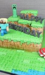 Minecraft Birthday Cake No.K057p