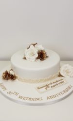 Pearl Wedding Anniversary Cake No.OCC055cppop