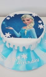 Queen Elsa Birthday Cake No.K037p
