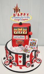 Slot Machine Las Vegas Cake No.OCC010p