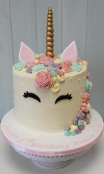 Unicorn Buttercream Birthday Cake No.K011p