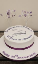 Corporate Cake with Logo and Stars No.COR009p