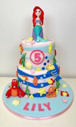 Ariel The Little Mermaid Birthday Cake No.K013