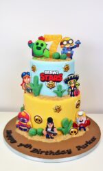 Brawl Stars Birthday Cake No.K079