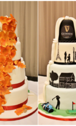 Reveal Autumn Leaves and Silhouette Cake No.W442